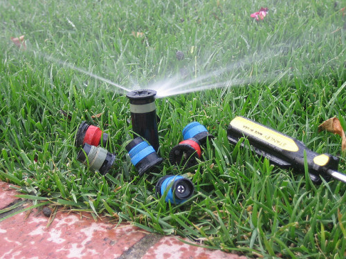 Sprinkler System by Flickr User Phu Son.