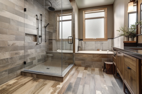 Modern Auburn bathroom remodels in WA near 98002